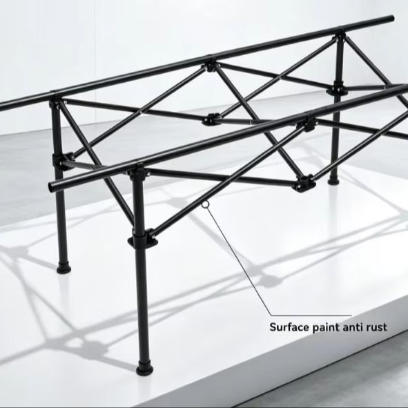 Camping Cooking Table - Tragbarer, verstellbarer Klapptisch für Strand, Picknick,