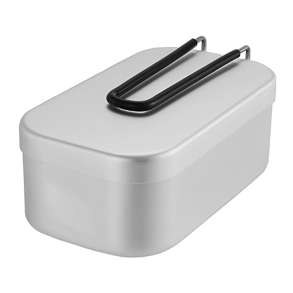 Camping Cooking Organizer - 800ML Aluminium Mittagessen Boxen Outdoor Camping