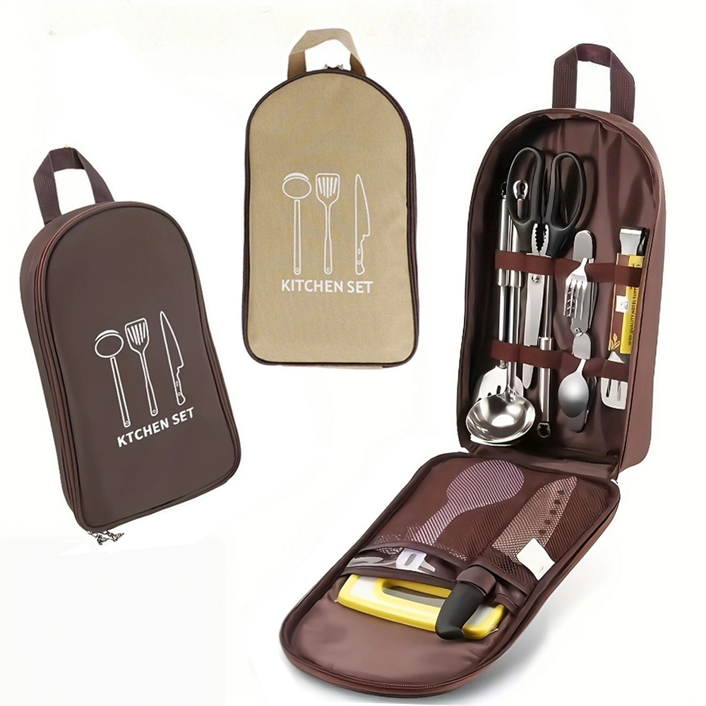 Tragbare Outdoor-Kochtasche, C – Camping Cooking Organizer Bewertung und Preis